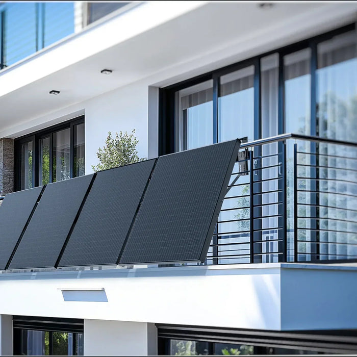 800W Balkonkraftwerk mit 4x 200W Ultra-Leicht-Modulen