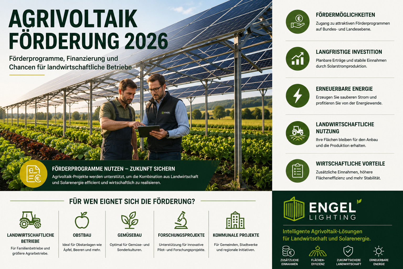 Agrivoltaik Förderung in Deutschland 2026 – Förderprogramme, Chancen und Finanzierung