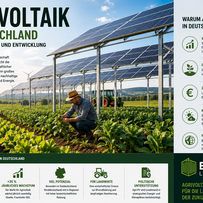 Agrivoltaik in Deutschland – Markt, Potenzial und Entwicklung