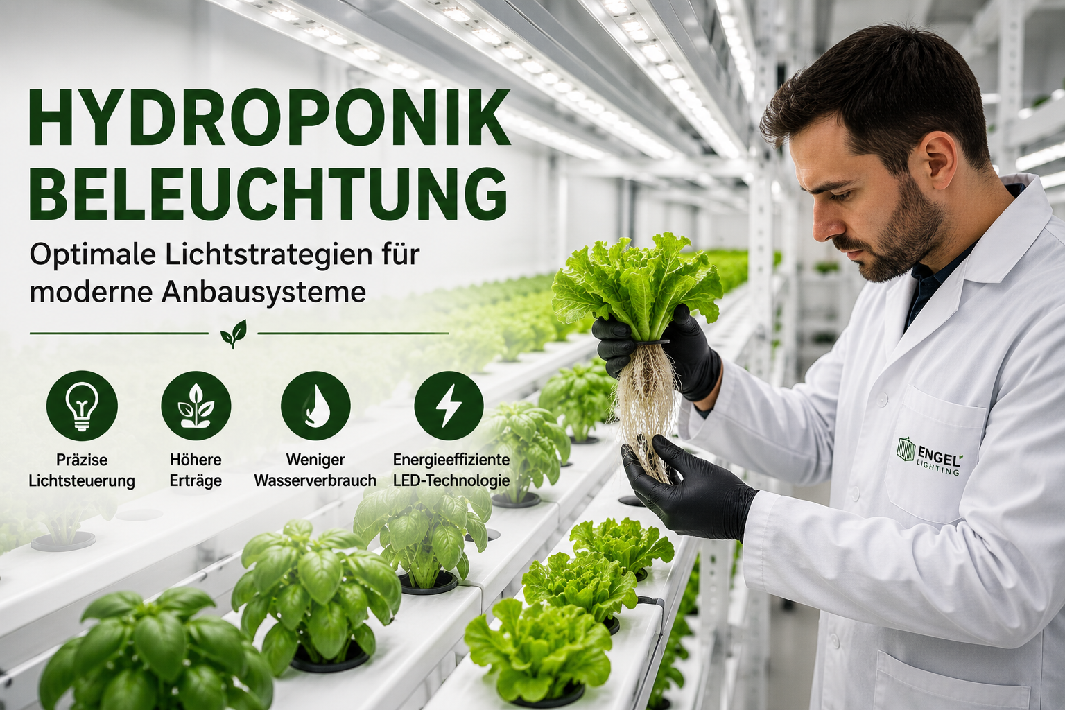 Hydroponik Beleuchtung – Optimale Lichtstrategien für moderne Anbausysteme