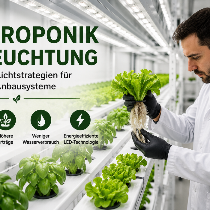 Hydroponik Beleuchtung – Optimale Lichtstrategien für moderne Anbausysteme
