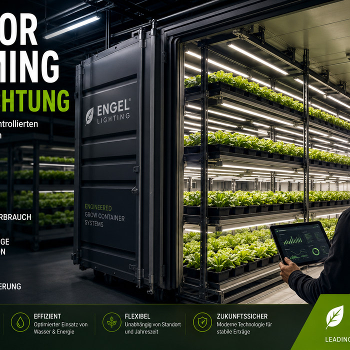 Indoor Farming Beleuchtung erklärt – Der komplette Leitfaden für moderne Pflanzenproduktion