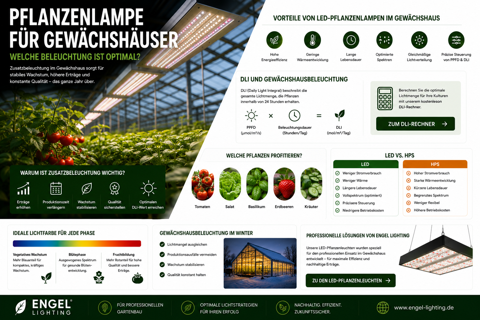 Pflanzenlampe für Gewächshäuser – Welche Beleuchtung ist optimal?