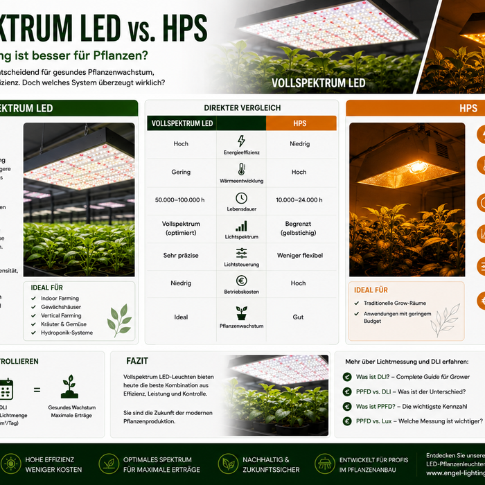 Vollspektrum LED vs. HPS – Welche Beleuchtung ist besser?