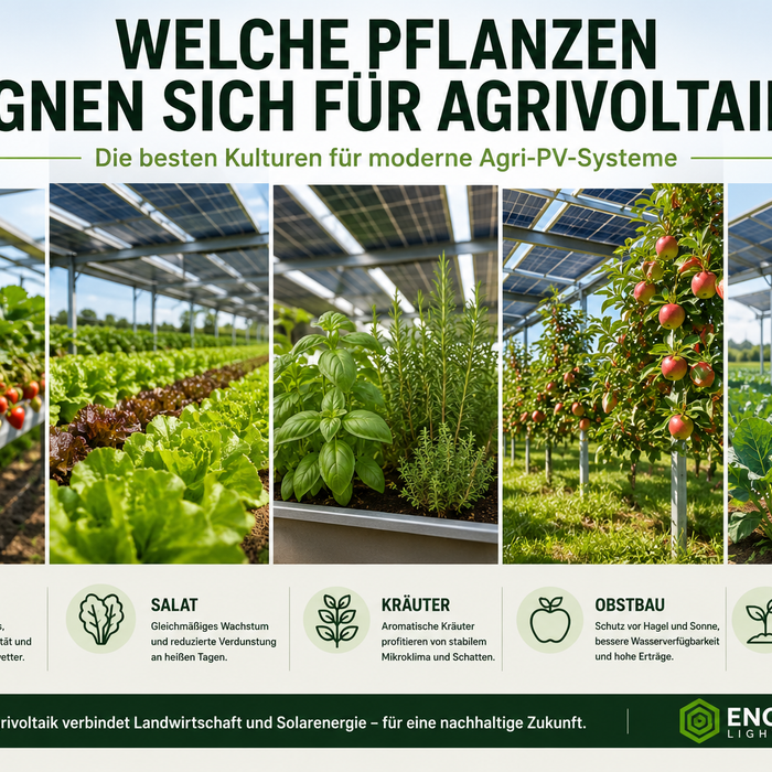 Welche Pflanzen eignen sich für Agrivoltaik? Die besten Kulturen für Agri-PV