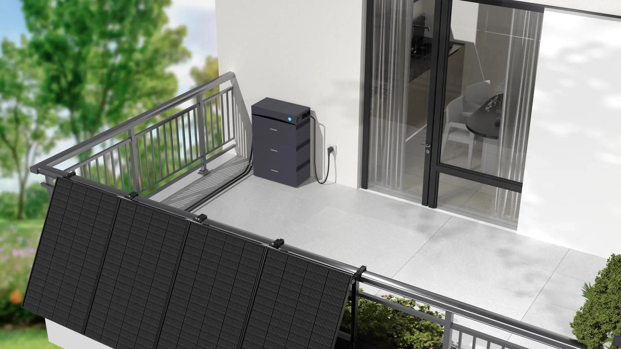 Sunshare Balkonkraftwerk 800 W mit Beton-Halterung
