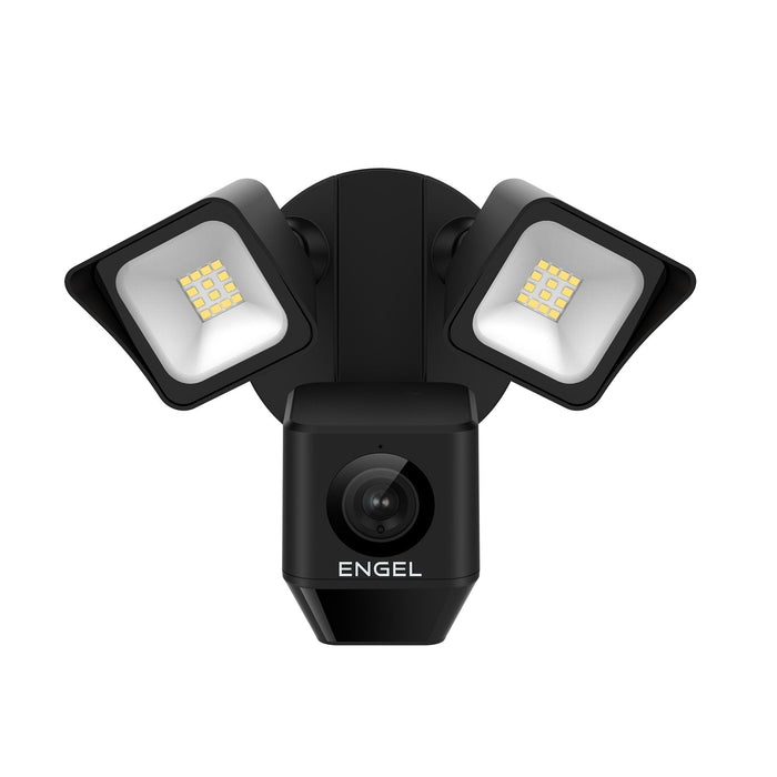 Engel NoxCam Floodlight Cam WiFi Full-HD Black – smarte Außenleuchte mit integrierter Sicherheitskamera Engel Lighting 