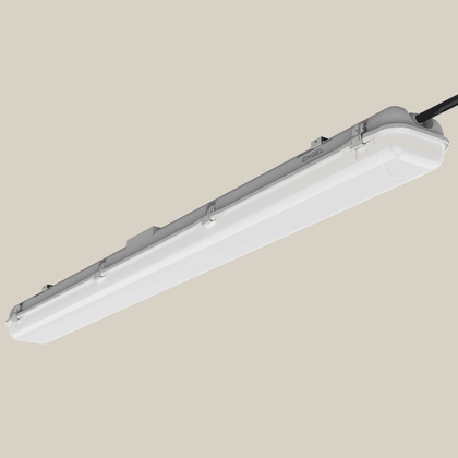 Engel Lighting Ventura LED-Leuchte | Design-Feuchtraumleuchte für Lebensmittelbetriebe | LED Feuchtraumleuchte | für Lager, Werkstatt und Industrie