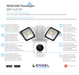 Engel NoxCam Floodlight Cam WiFi Full-HD Black – smarte Außenleuchte mit integrierter Sicherheitskamera Engel Lighting 