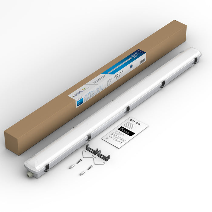 Engel Theia LED-Feuchtraumleuchte 1500mm | 30–54W | IP66 IK08 |3000K/4000K/6500K | Lager Werkstatt
