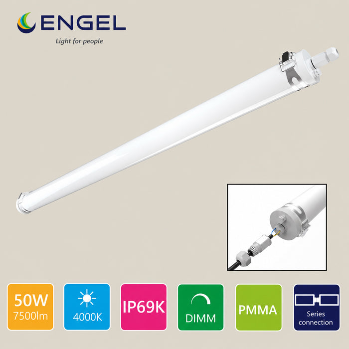 Engel Ewiclo LED-Leuchte – Rohrleuchte IP69K für extreme Umgebungen