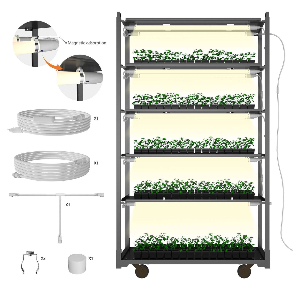 B-Ware: eGrow Tube LED-Pflanzenleuchte 20W – Vollspektrum Grow Light ...