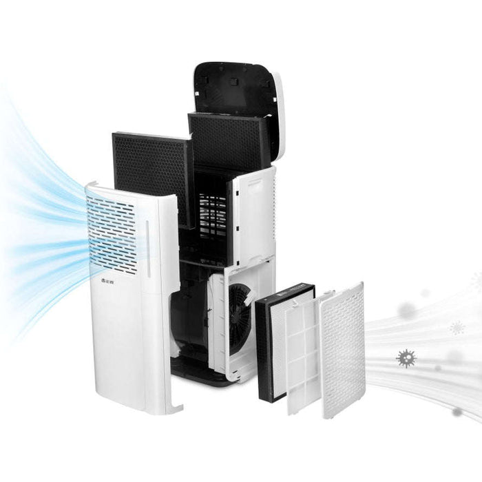 Luftreiniger MaxAir 800m³ pro Stunde 2 x UVC / 2 x HEPA H13-H14 / 2 x Aktivkohlefilter Wifi Fernbedienung/ TÜV Süd & GS zertifiziert