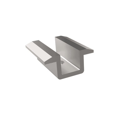 Engel Lighting Helios Mittelklemme 30 mm | Modulverbindung für Flachdachsysteme, Aluminium | PV Flachdachhalterung, Photovoltaik Unterkonstruktion