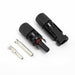 Solar Stecker und Buchse Solarsteckverbinder IP68 1500V MC4 kompatibel für Solarkabel 2,5/4/6mm²