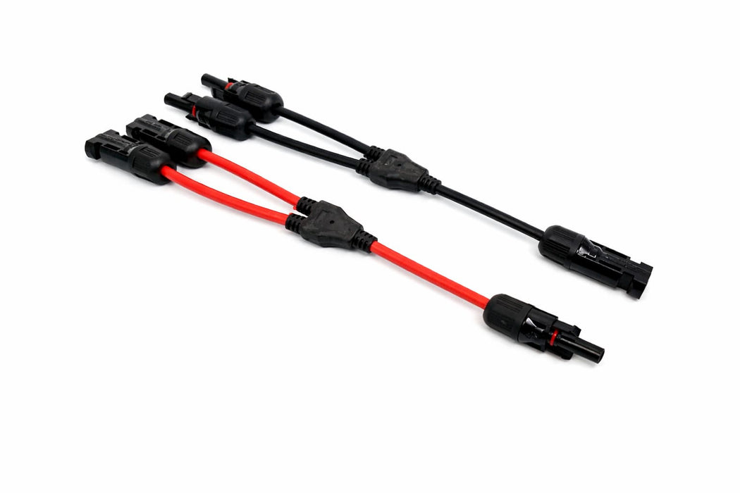 Solarkabel Y-Verteiler 6mm² Doppelset – 2x MC4 kompatibler Paralleladapter